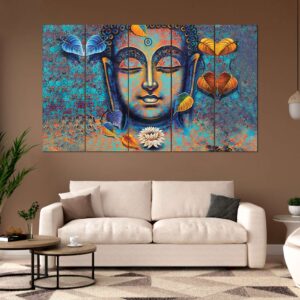 SET OF 5 DIGITAL WALL PAINTING